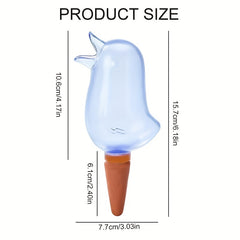 Cartoon Bird Shape Lazy Transparent Automatic Dripper Flower Pot