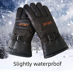 Winter Windproof Waterproof Gloves Fleece Warm Men Women Outdoor Motorcycle