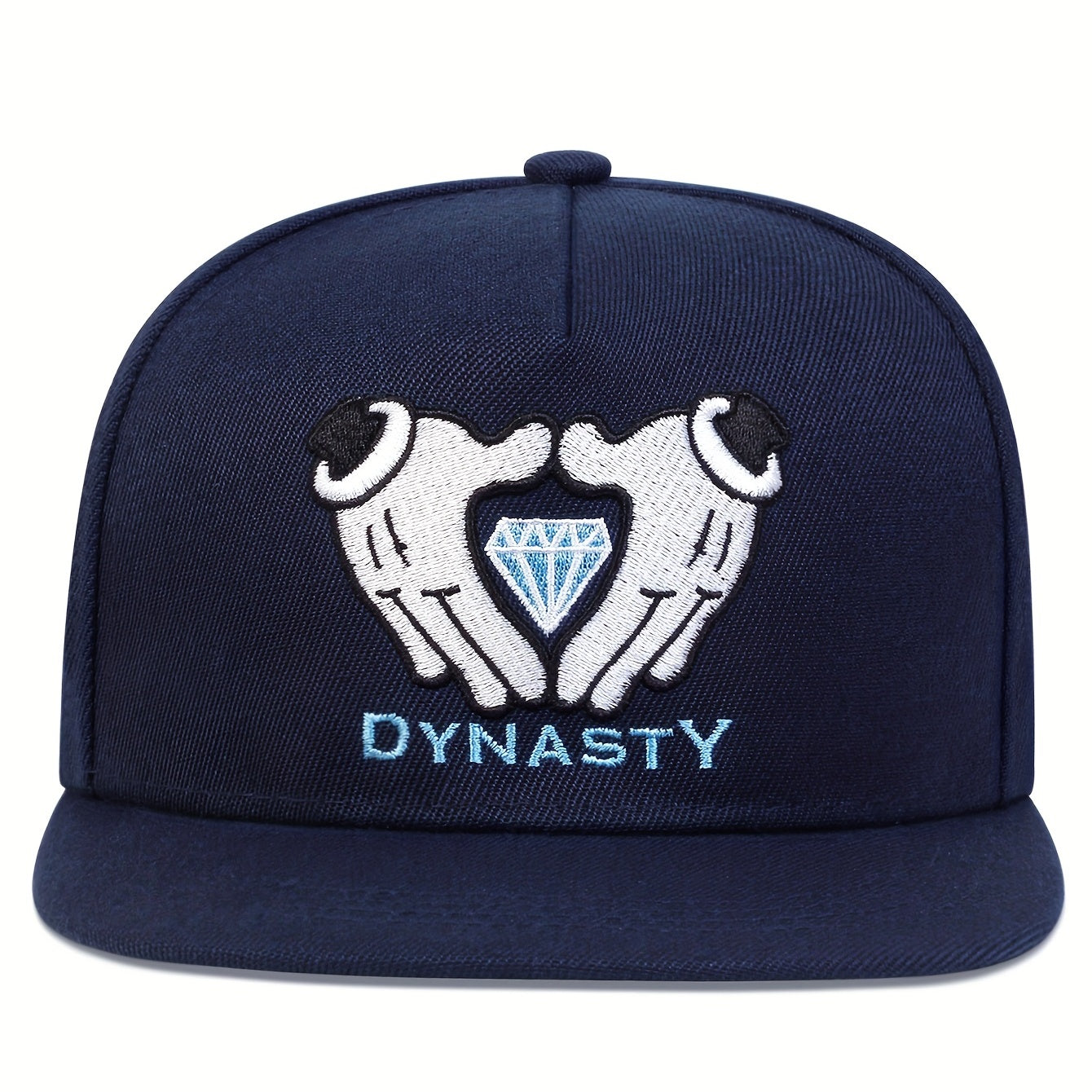 Diamond Embroidery Snapback Hat Unisex Baseball Cap