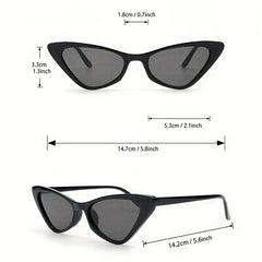 2 Pairs Small Frame Men's Sunglasses with Zipper Case