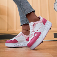 Girl's Roller Shoes Detachable Wheel Skate Sneakers Outdoor