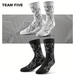 Thick Padded Combat Basketball Socks Breathable Crew Socks