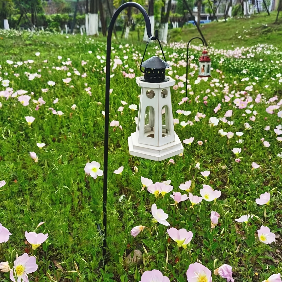 Outdoor Shepherd's Hook for Plants & Bird Feeders