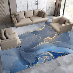 Modern Retro Area Rugs Abstract Living Room Floor Carpet Anti Slip Waterproof
