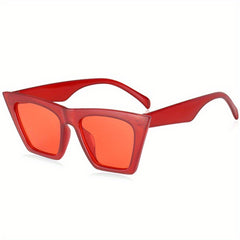 Square Cat Eye Sunglasses Vintage Gradient Eyeglasses Women Golf Driving
