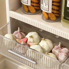 3 Tier Wall Mount Kitchen Storage Rack with Drawer and Punching Shelf