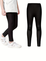 2pcs Girls Compression Leggings Set for Sports Kids