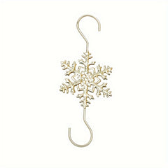 2pcs Christmas Tree Snowflake S Hook Holiday Decorations