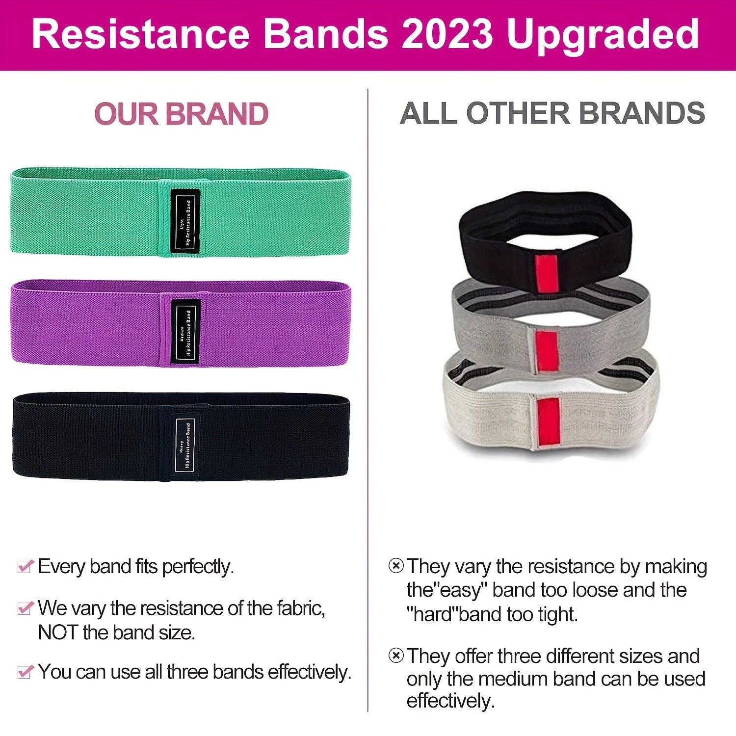Polyester Squats Hip Training Circle Fitness Resistance Tension Cloth Belt