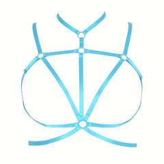 Sexy Hollow Out Halter Cage Chest Harness for Women's Lingerie