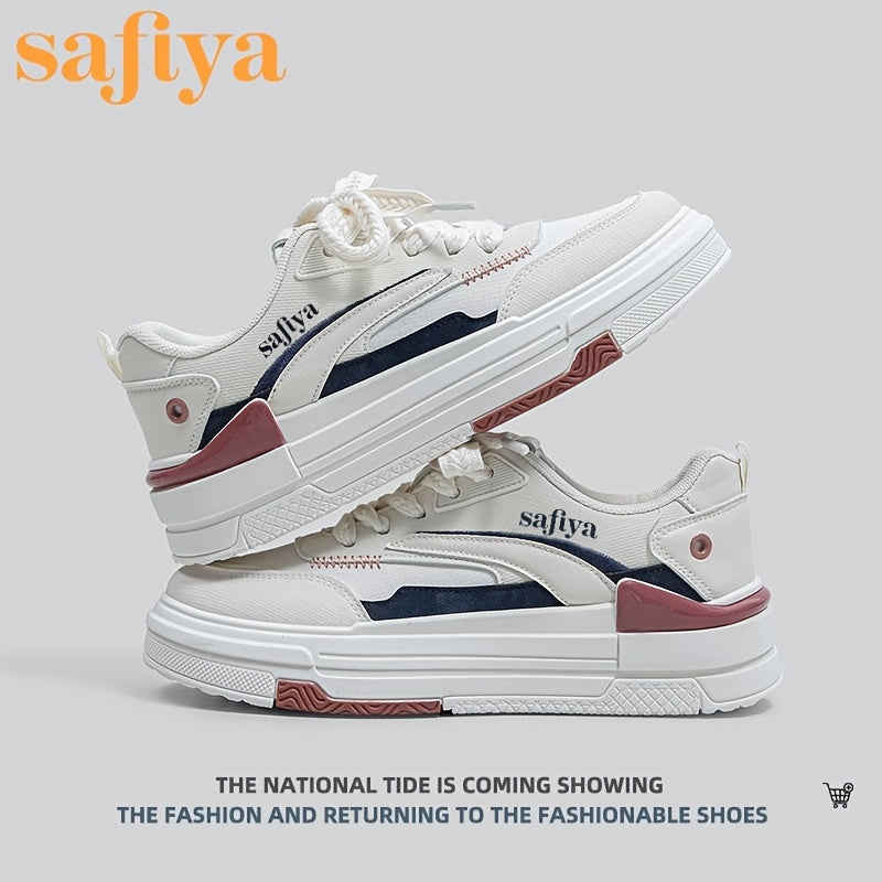 Women's Low Lace Up Flatform Casual Sneakers