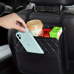 Car Storage Bag Garbage Can Cleaning Box Seat Back Organizer