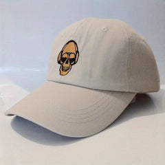 Skull Embroidery Baseball Cap Hip hop Sunshade