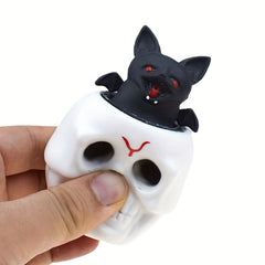 Halloween Ghost Squeeze Skull Toy Music Decompression Funny Tricky