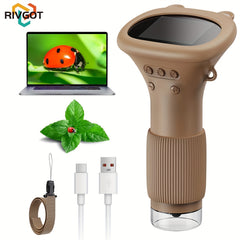 RIVGOT 2 Inch 1000X Handheld Digital Microscope Toy