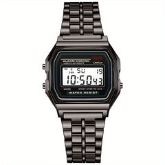 Kids LED Sports Watch with Stainless Steel Strap