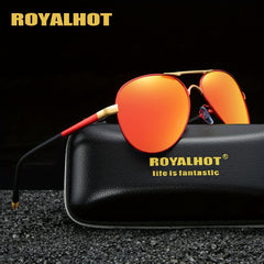 RoyalHot Polarized Oval Frame Sunglasses Driving Sun Glasses Shades P7002