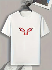 Wings Print Men's Graphic T-Shirt for Summer