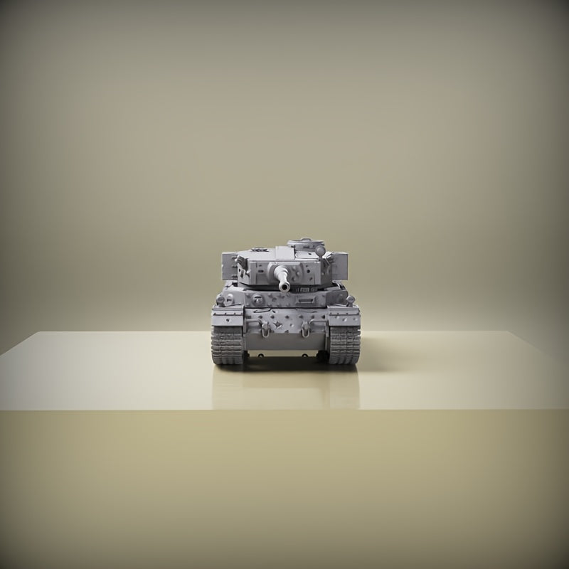 Mini Tank Model 3D Printed ABS Resin Military Collectible