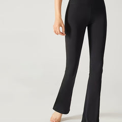 Flare Casual Pants High Stretch Fitness Sports Yoga Bootcut Pants