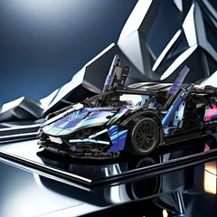 Cyberpunk Building Block Racing Car Model Kit Adult Gift
