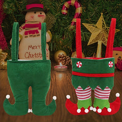 Elf Pants Gift Bag Christmas Decoration