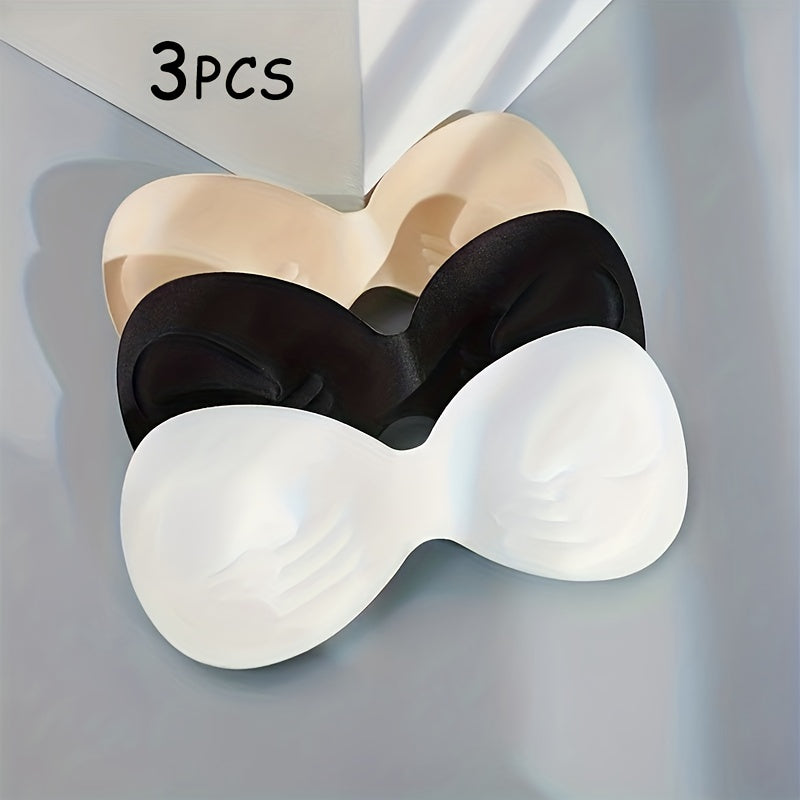 3 Pairs Invisible Insert Chest Pad Women's Lingerie & Underwear Acces