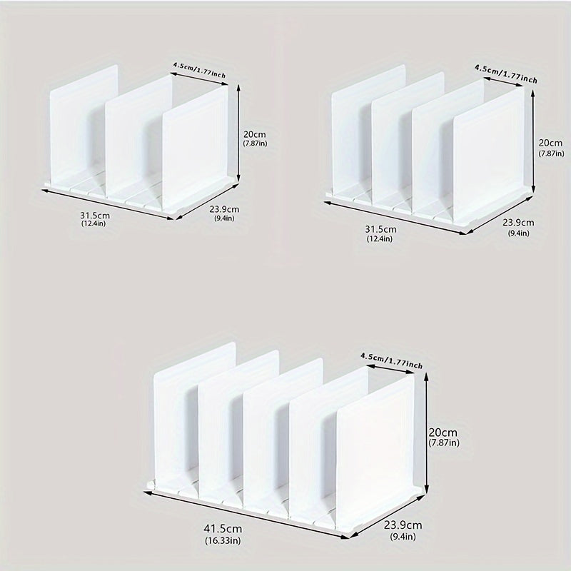 Bag Storage Divider Wardrobe Display Storage Partition Layered Shelf