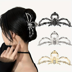 3pcs Spider Shaped Hair Clips Metal Claw Hair Accessories