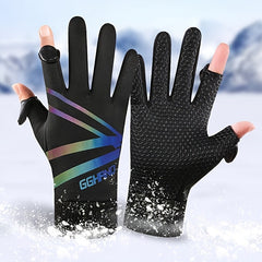 Men's Non slip Waterproof Warm Touch Screen Gloves
