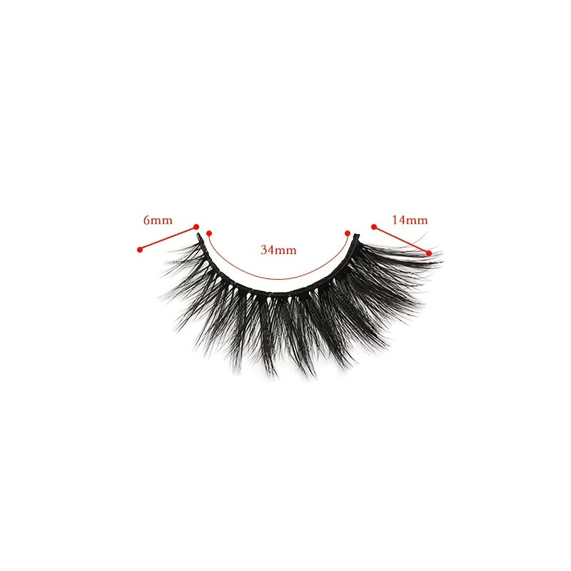 3D False Eyelashes Easy To Wear - Natural Effect