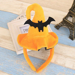 Halloween Hair Hoop Skull Bat Pumpkin Witch Hat Party Dressing Supplies