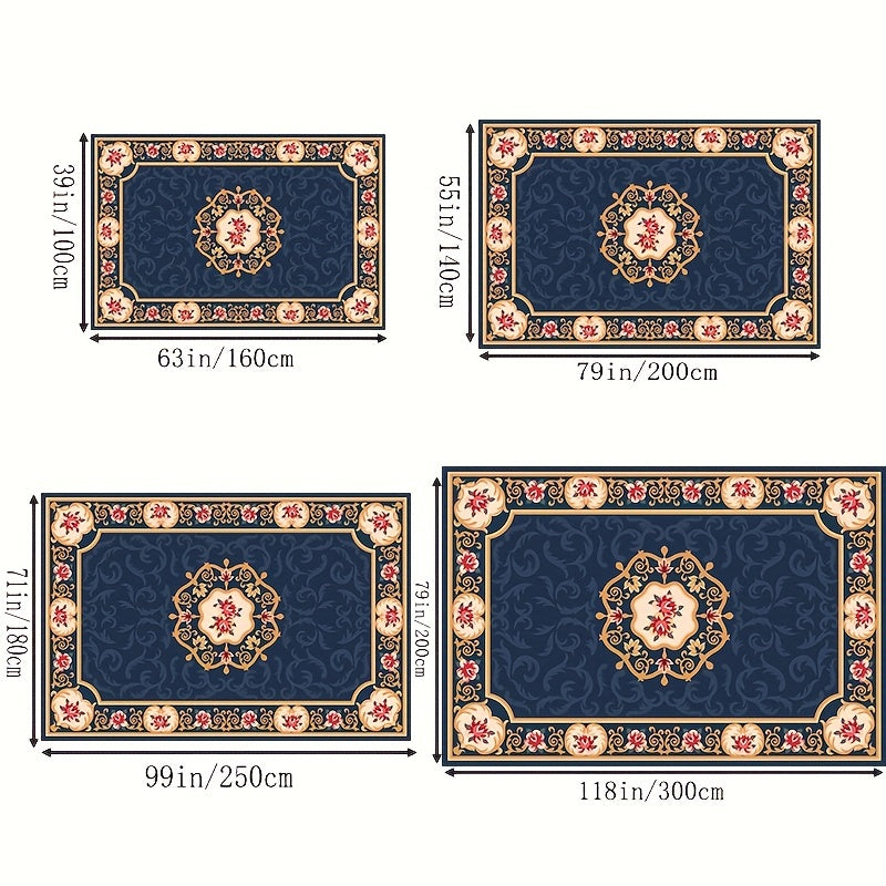 Boho Anti Fatigue Kitchen Rugs Vintage Absorbent Non Slip Rugs Non shedding