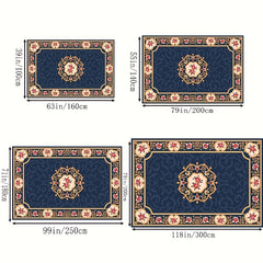 Boho Anti Fatigue Kitchen Rugs Vintage Absorbent Non Slip Rugs Non shedding