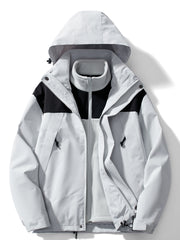 Women's 3-in-1 Outdoor Sports Jacket - Windproof & Waterproof