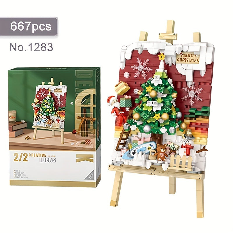 DIY Christmas Tree Building Blocks Set Toy Gift Home Decoration