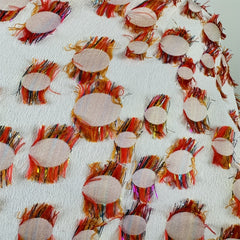 Embossed Jacquard Fabric Dress Clothing Fabric DIY High end Skirt Fabric