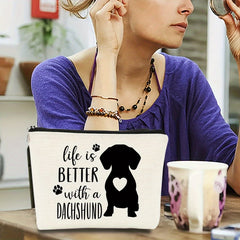 Dog Lover Makeup Bag Travel Wash Bag Storage Bag