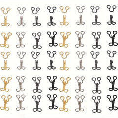 40 Double Seam Hook Eye Buckles for Clothes Pants Skirts DIY Crafts