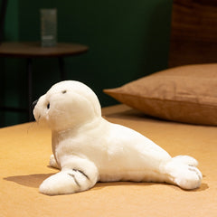 Seal Plush Toy Soft Animal Realistic Cartoon Ideal Gift