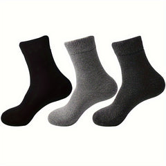 Men's Wool Hiking Socks Soft Comfortable Winter Warm Cozy Crew Socks
