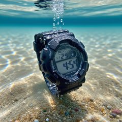 Youth Waterproof Timer Boys' Watch with Alarm