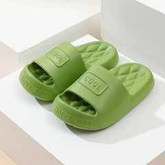 Boys Solid Open Toe Slippers Lightweight Non-slip Summer Shoes