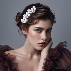 European American Bride Wedding Hair Comb Temperament Accessory