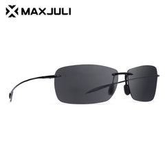 MAXJULI Tr90 Rimless Sports Sunglasses UV Protection Lightweight
