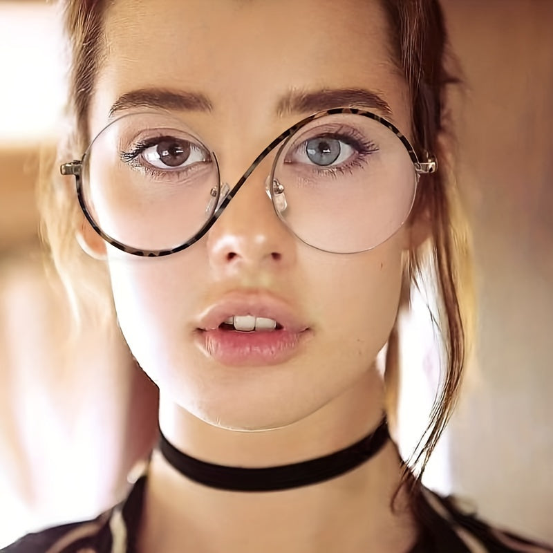 Round Metal Sunglasses Gradient Glasses UV400