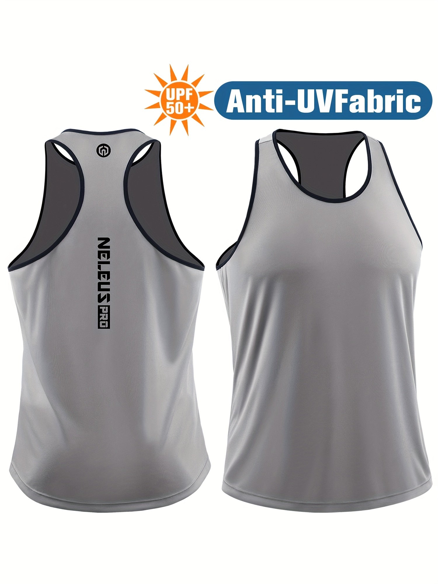 Men's UPF 50 Athletic Vest for Sun Protection