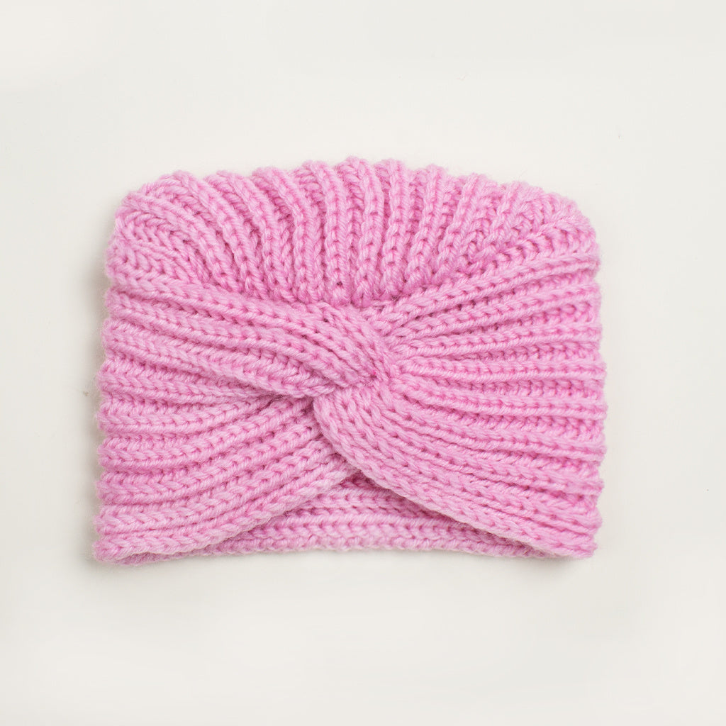 Baby Kids Solid Knitted Hat Warm Wool Hat Boys And Girls Ear Protection Hat