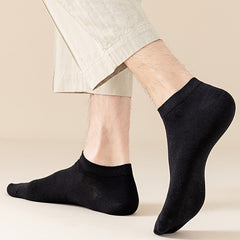5-10 Pairs Ankle Socks Men Women Breathable Sports Low Cut Solid Socks