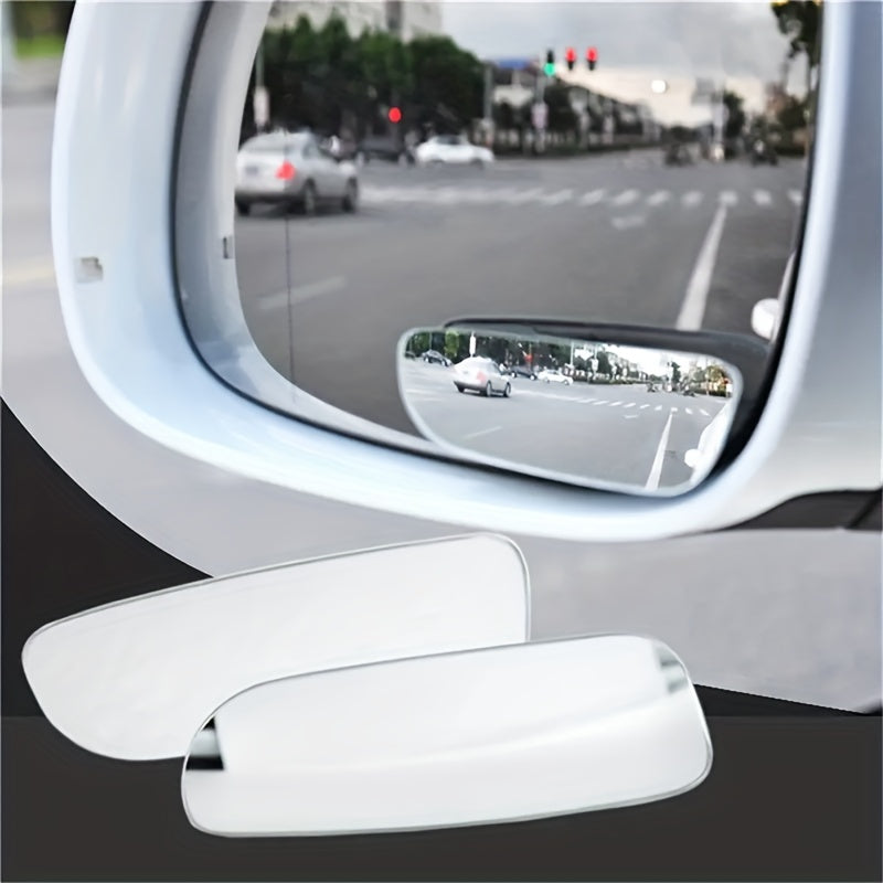 Adjustable 360 Wide Angle Convex Blind Spot Mirrors for Safe Parking
